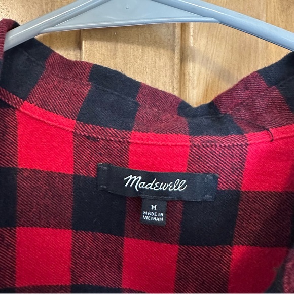 Madewell Buffalo Check Plaid Flannel - Picture 4 of 4